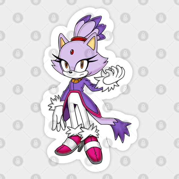 Princess Blaze Sticker by Firestorm Fox